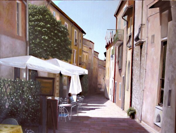 Menton Ruelle en été, Charles Unger